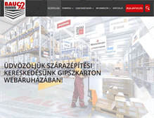 Tablet Screenshot of gipszkarton-ar.hu